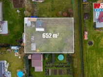 Prodej zahrady, Mělník, 652 m2