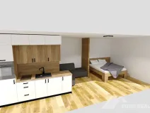 Pronájem bytu 1+kk, Zlín, Kúty, 29 m2