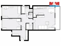 Pronájem bytu 3+kk, Praha - Stodůlky, Píškova, 83 m2