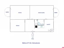 Pronájem bytu 3+1, Brno, Bellova, 76 m2