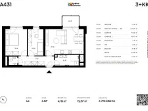 Prodej bytu 3+kk, Hořovice, K Bažantnici, 68 m2