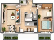 Prodej bytu 2+1, Blansko, Svitavská, 56 m2