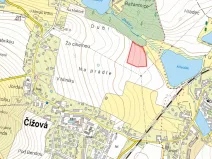 Prodej podílu pole, Čížová, 6410 m2