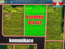 Prodej pozemku pro bydlení, Hrobice, 811 m2