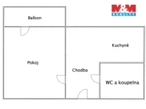 Prodej bytu 1+1, Tišnov, Květnická, 32 m2