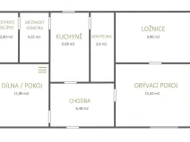 Prodej chalupy, Lubenec, 64 m2