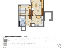 Prodej bytu 2+1, Praha, Svitákova, 56 m2