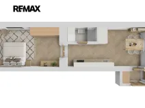 Prodej bytu 2+kk, Praha - Smíchov, Kováků, 40 m2