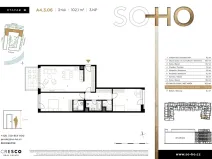 Prodej bytu 3+kk, Praha - Holešovice, Jankovcova, 102 m2