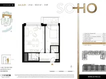 Prodej bytu 2+kk, Praha - Holešovice, V háji, 61 m2