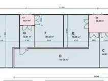 Pronájem skladu, Praha - Zličín, Do Blatin, 306 m2