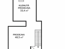 Pronájem obchodního prostoru, Písek, Nerudova, 82 m2