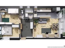 Pronájem bytu 3+kk, Praha - Braník, Žalmanova, 65 m2