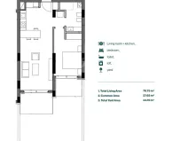 Prodej bytu 1+kk, Dhërmi, Albánie, 78 m2