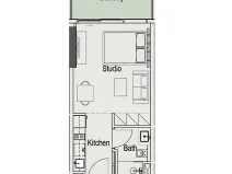 Prodej bytu 1+kk, Dubaj, Spojené arabské emiráty, 73 m2