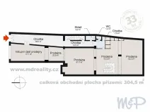 Pronájem obchodního prostoru, Jihlava, Masarykovo náměstí, 520 m2