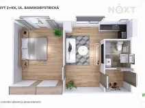 Prodej bytu 2+kk, Šumperk, Banskobystrická, 40 m2