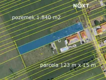 Prodej pozemku pro bydlení, Břeclav, 1840 m2