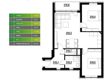 Prodej bytu 3+kk, Hranice, Jiřího z Poděbrad, 63 m2