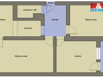 Prodej bytu 3+1, Chomutov, Zahradní, 77 m2