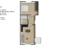 Pronájem bytu 2+kk, Praha - Šeberov, Na proutcích, 45 m2