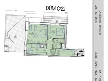 Prodej bytu 3+kk, Brno, Chvalovka, 63 m2