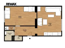 Prodej bytu 2+kk, Přehýšov, 54 m2