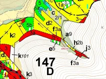 Dražba lesa, Čestín, 557 m2