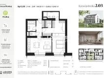 Prodej bytu 2+kk, Předboj, Ke Tvrzi, 82 m2