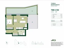 Prodej bytu 2+kk, Praha - Hlubočepy, Silurská, 54 m2
