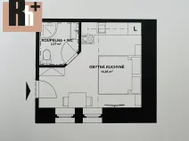 Prodej bytu 1+kk, Horní Lhota, 20 m2