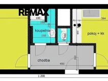 Pronájem bytu 1+1, Poděbrady, Puškinova, 43 m2