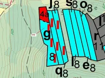 Dražba lesa, Kovčín, 3476 m2
