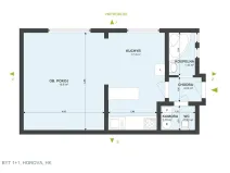 Prodej bytu 1+1, Hradec Králové, Horova, 44 m2