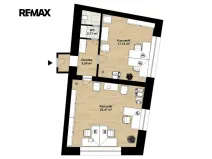 Pronájem kanceláře, Plzeň, Škroupova, 51 m2