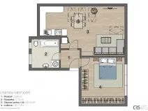 Prodej bytu 2+kk, Úvaly, Kollárova, 64 m2