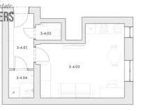 Prodej bytu 1+kk, Praha - Košíře, Plzeňská, 29 m2