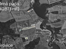 Prodej pole, Bystřice - Jírovice, 42871 m2