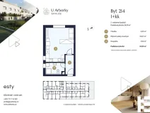 Prodej bytu 1+kk, Praha - Satalice, Za Novákovou zahradou, 34 m2