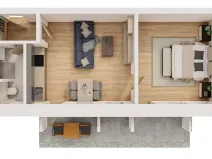 Pronájem bytu 2+kk, Mikulov, Slovácké brigády, 43 m2