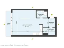 Pronájem bytu 2+kk, Hradec Králové, Pražská třída, 60 m2