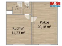 Prodej bytu 1+1, Teplá, Palackého, 40 m2