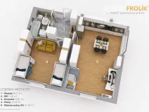 Pronájem bytu 2+kk, Hostivice, Zimní, 62 m2