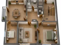 Pronájem bytu 3+1, Prostějov, Domamyslická, 84 m2