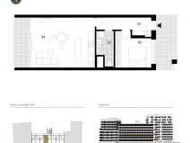 Prodej bytu 2+kk, Brno, Fuchsova, 62 m2