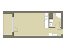 Prodej bytu 1+kk, Brno, Opálkova, 24 m2