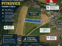 Prodej pole, Praha - Pitkovice, 12269 m2