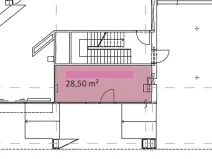 Pronájem obchodního prostoru, Praha - Karlín, Rohanské nábřeží, 28 m2