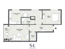 Pronájem bytu 2+1, Ústí nad Labem, Sibiřská, 59 m2