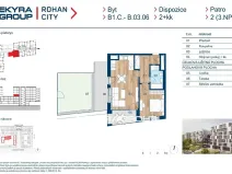 Prodej bytu 2+kk, Praha - Karlín, Sokolova, 54 m2